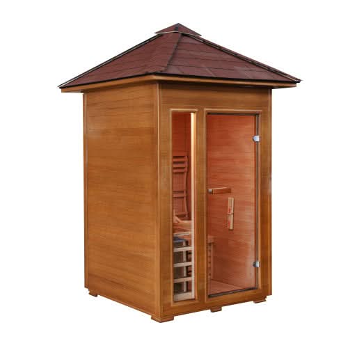 SunRay Bristow 2-Person Outdoor Traditional Sauna - Image 3