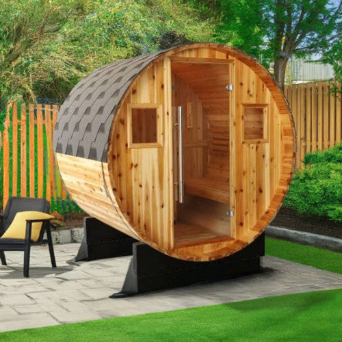 SunRay Solace 2-Person Traditional Barrel Sauna