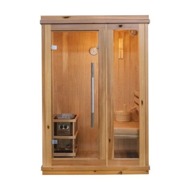 SunRay Aston 1-2 Person Indoor Traditional Sauna - Image 4