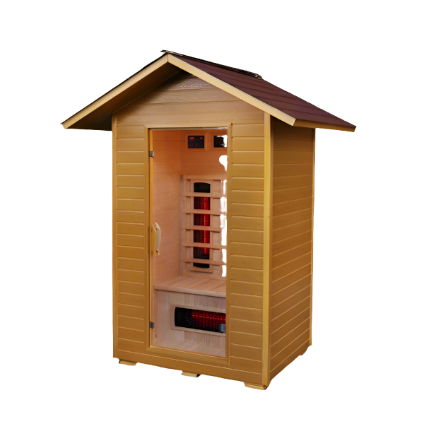 SunRay Burlington 2-Person Outdoor Infrared Sauna - Image 4