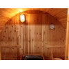 SunRay Aurora 2-4 Person Traditional Barrel Sauna
