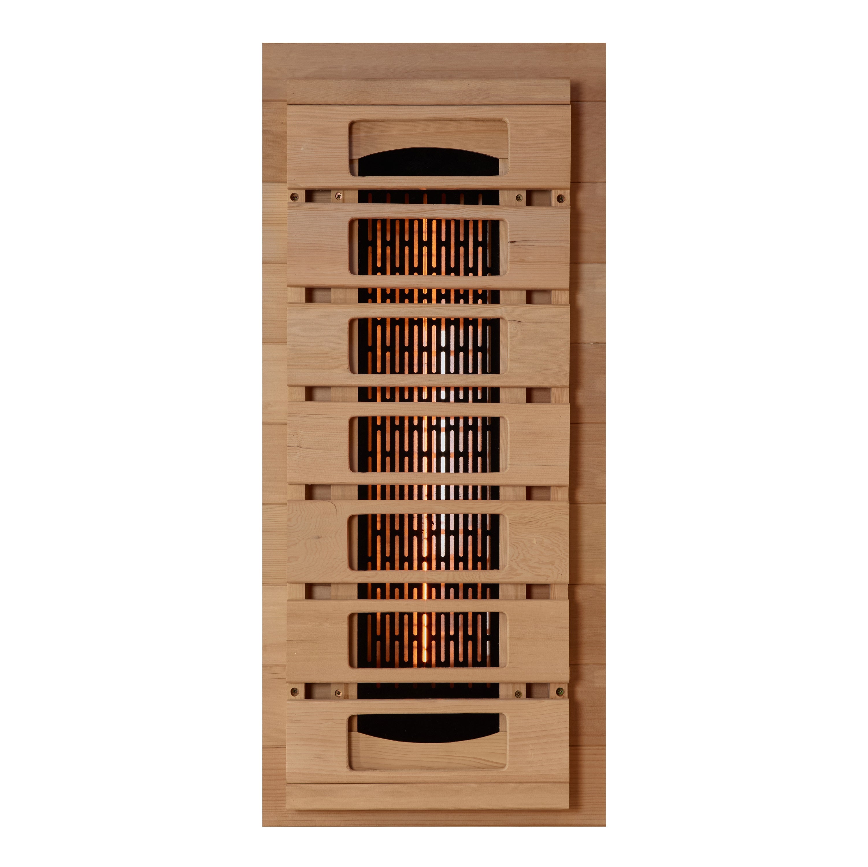 Golden Designs 4-Person Full Spectrum PureTech™ Near Zero EMF (Under 3MG) FAR Infrared Sauna with Himalayan Salt Bar (Canadian Hemlock) (GDI-8040-03)
