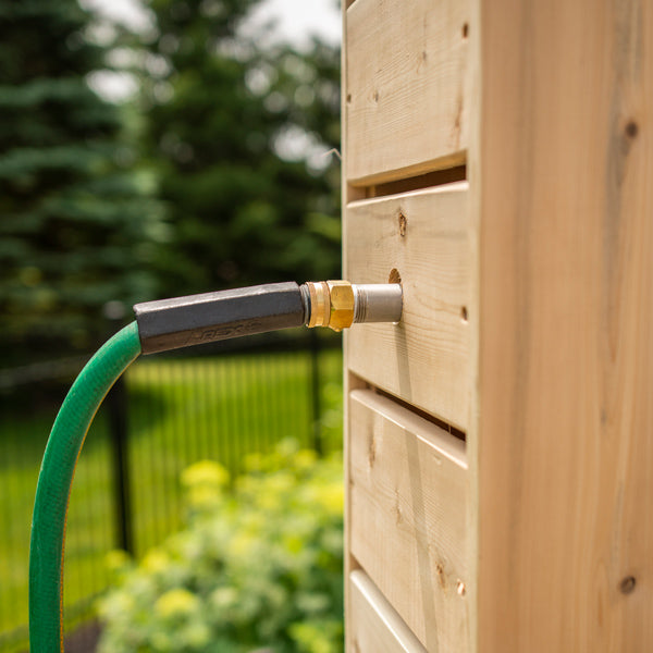 Leisurecraft Sierra Outdoor Shower - Angle View