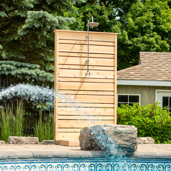 Leisurecraft Savannah Outdoor Shower - Side Profile