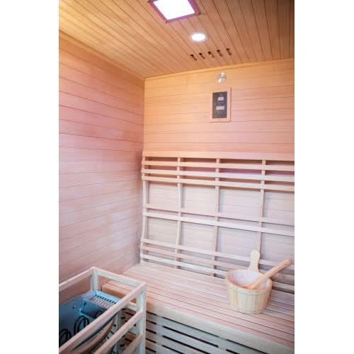 SunRay Bristow 2-Person Outdoor Traditional Sauna - Image 6