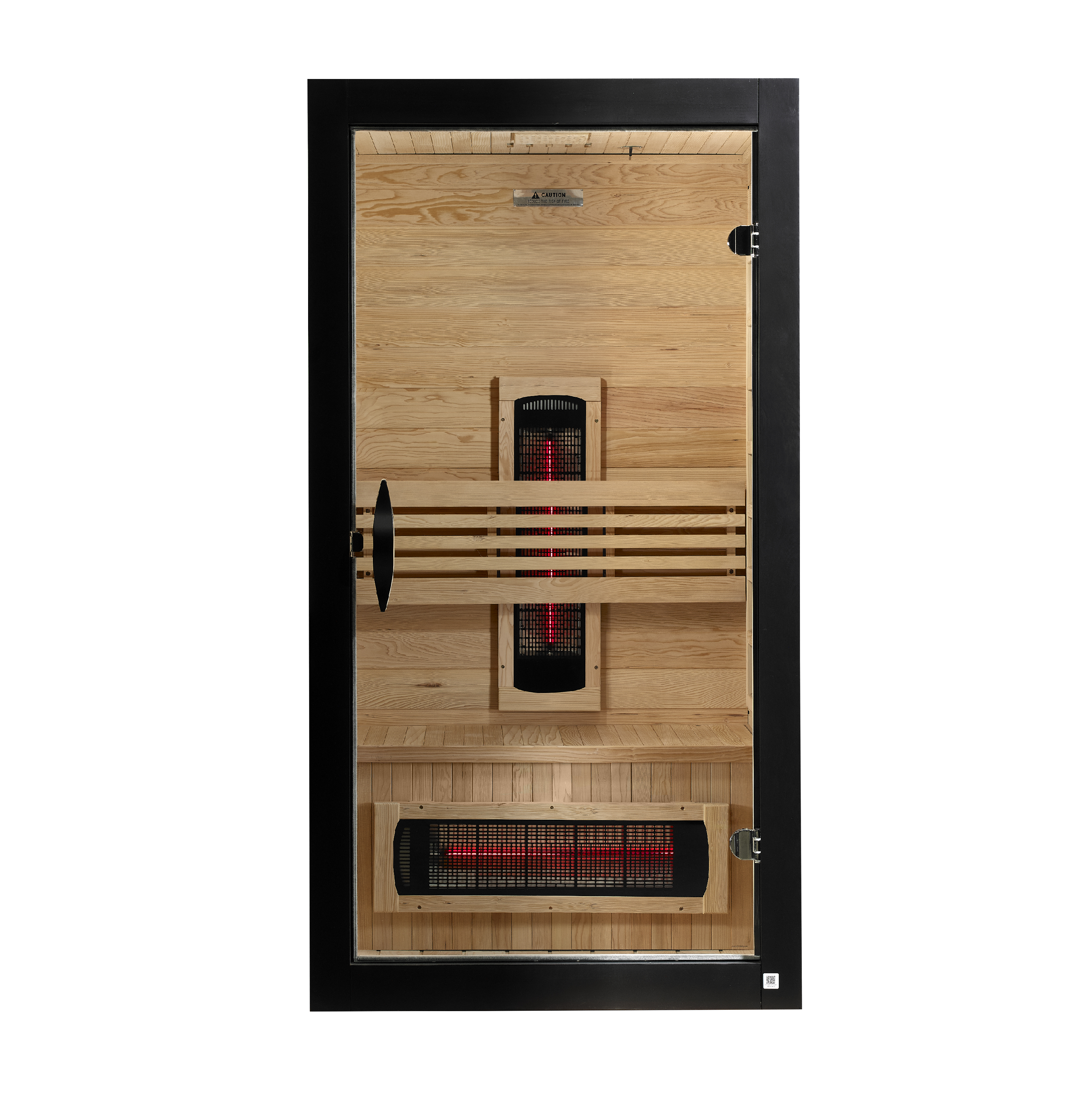 Dynamic Santorini 1-2-Person Full Spectrum Near Zero EMF (Under 3MG) FAR Infrared Sauna (Canadian Hemlock) (DYN-6009-03 FS)