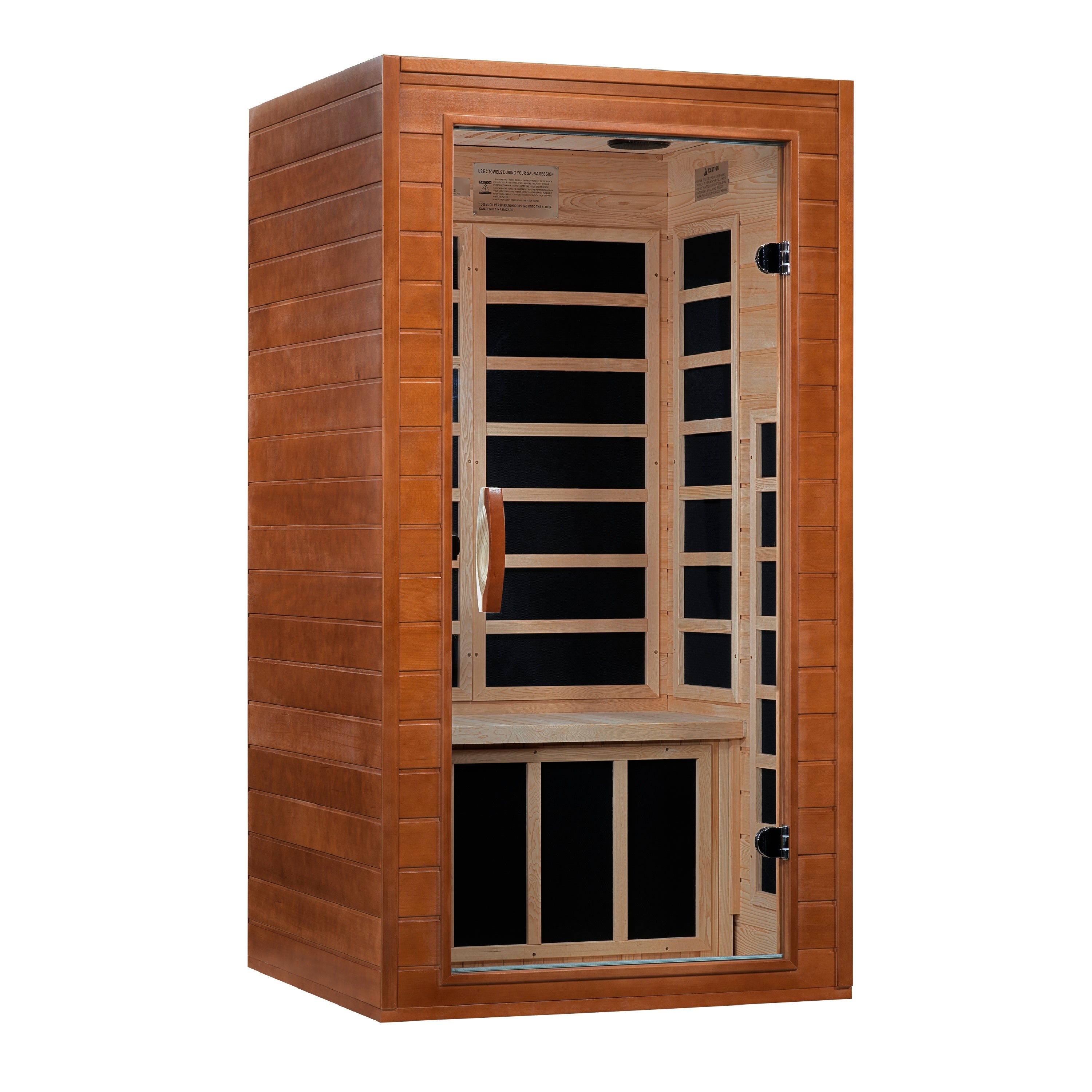 Dynamic Avila Elite 1-2-person Ultra Low EMF (Between 3-5MG) FAR Infrared Sauna (Canadian Hemlock) (DYN-6103-01 Elite)