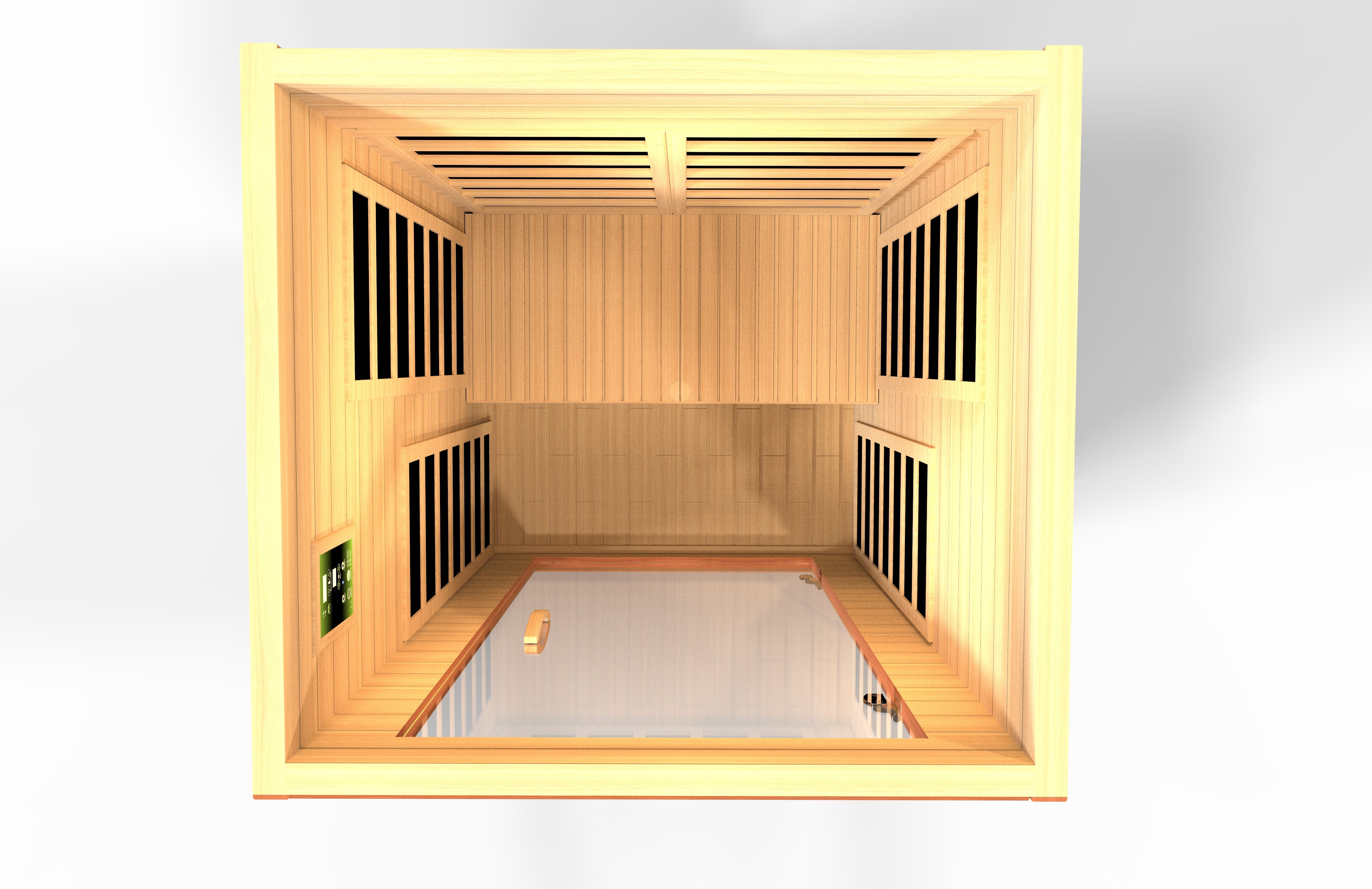 Dynamic Avila Elite 1-2-person Ultra Low EMF (Between 3-5MG) FAR Infrared Sauna (Canadian Hemlock) (DYN-6103-01 Elite)
