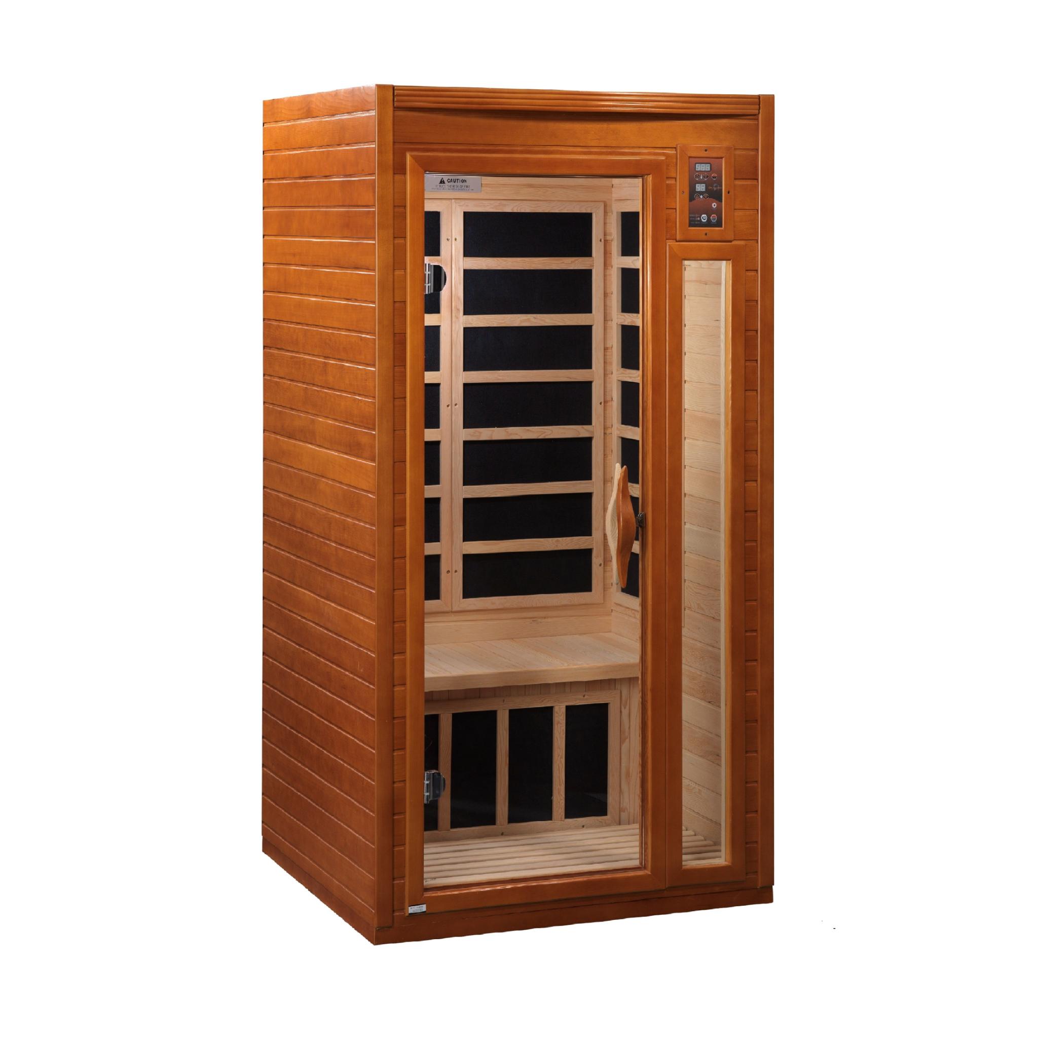 Dynamic Barcelona 1-2 Person Low EMF Far Infrared Sauna by Golden Design (DYN-6106-01)