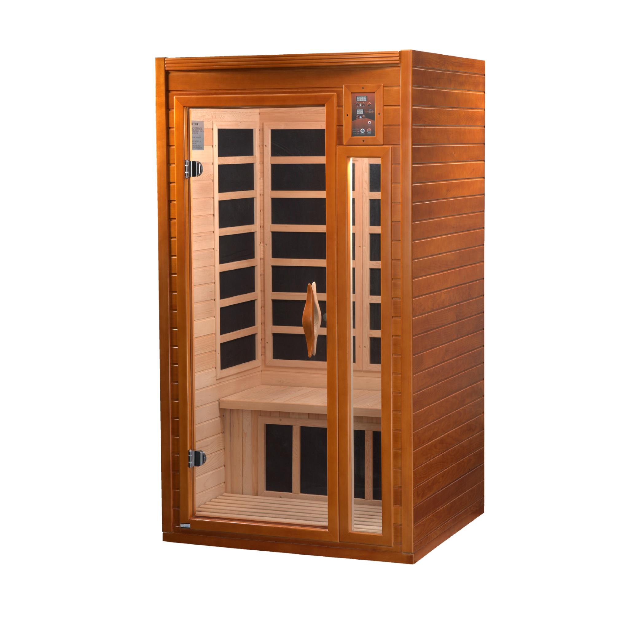 Dynamic Barcelona 1-2 Person Low EMF Far Infrared Sauna by Golden Design (DYN-6106-01)