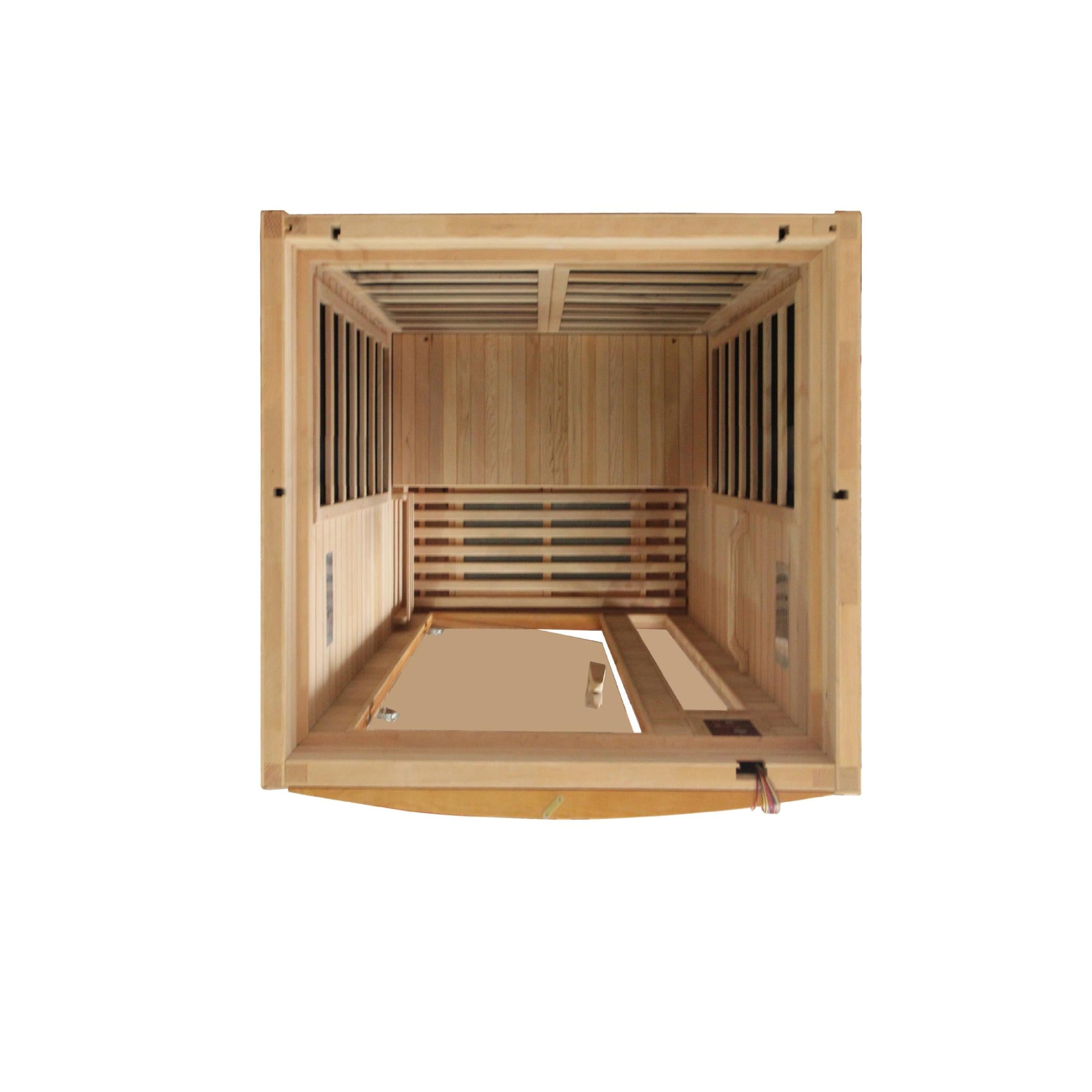 Dynamic Barcelona 1-2 Person Low EMF Far Infrared Sauna by Golden Design (DYN-6106-01)
