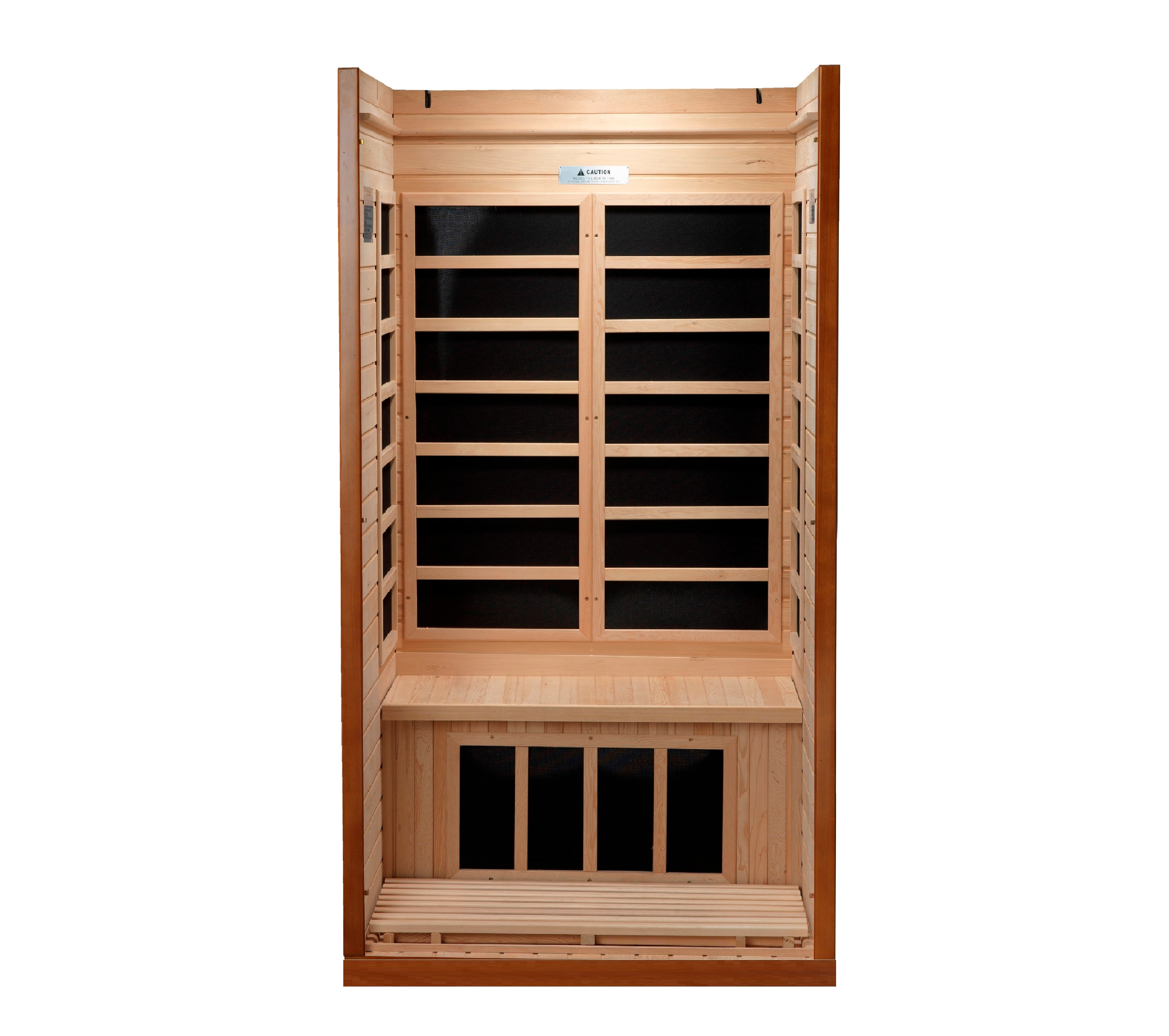 Dynamic Barcelona Elite 1-2-person Ultra Low EMF (Between 3-5MG) FAR Infrared Sauna (Canadian Hemlock) (DYN-6106-01 Elite)