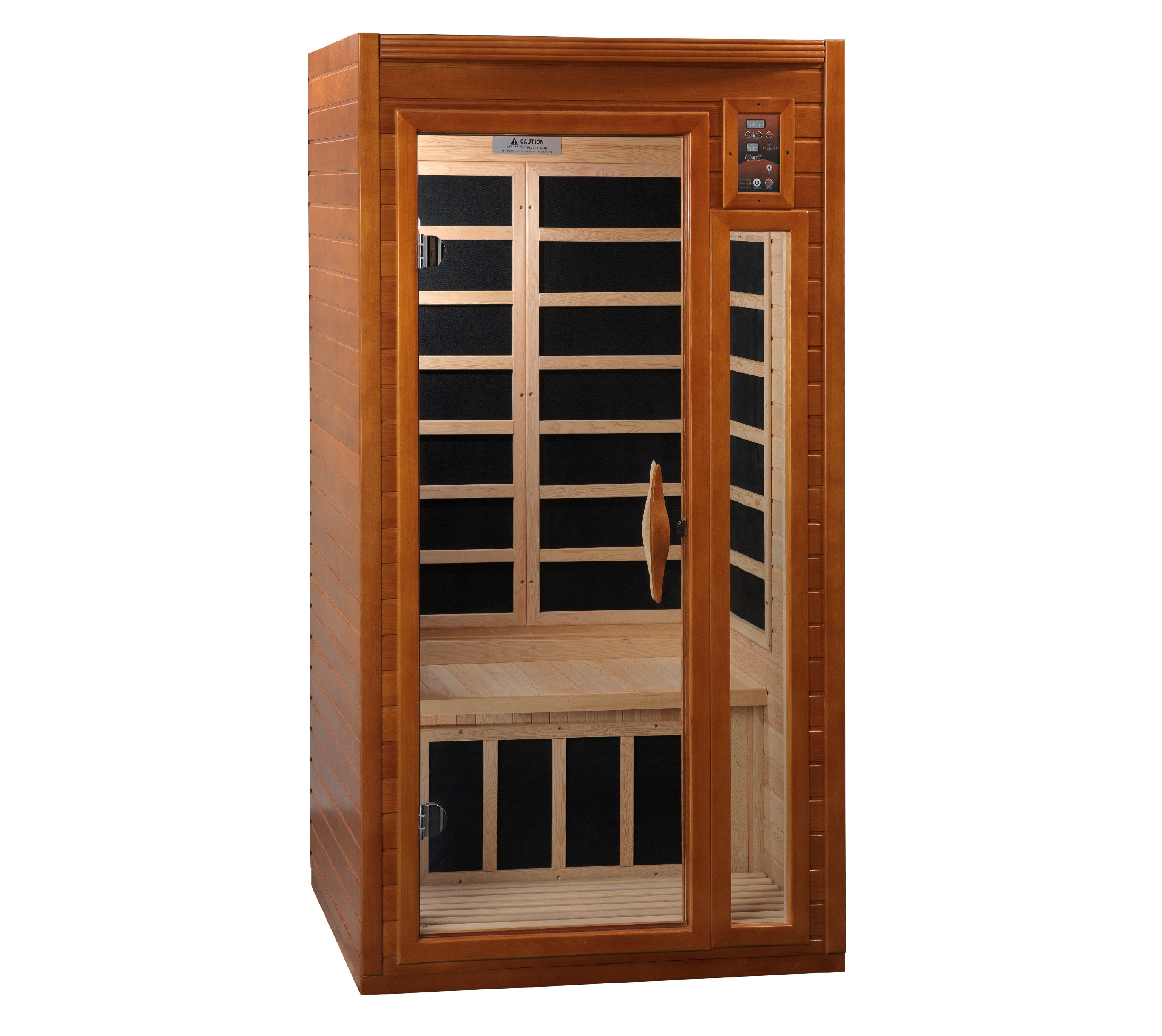 Dynamic Barcelona Elite 1-2-person Ultra Low EMF (Between 3-5MG) FAR Infrared Sauna (Canadian Hemlock) (DYN-6106-01 Elite)