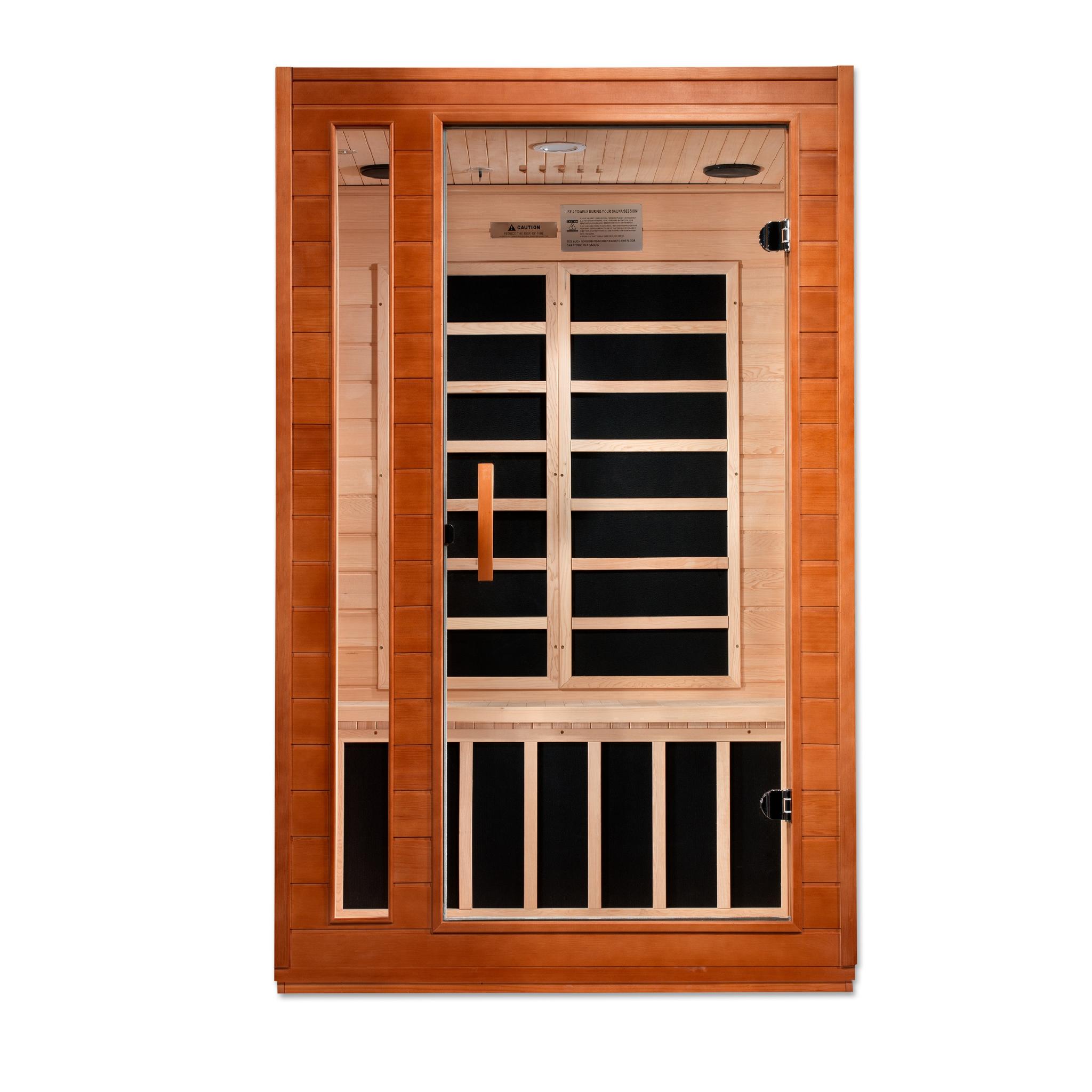 Dynamic Cordoba 2 Person Ultra Low EMF Far Infrared Sauna by Golden Designs (DYN-6203-01)