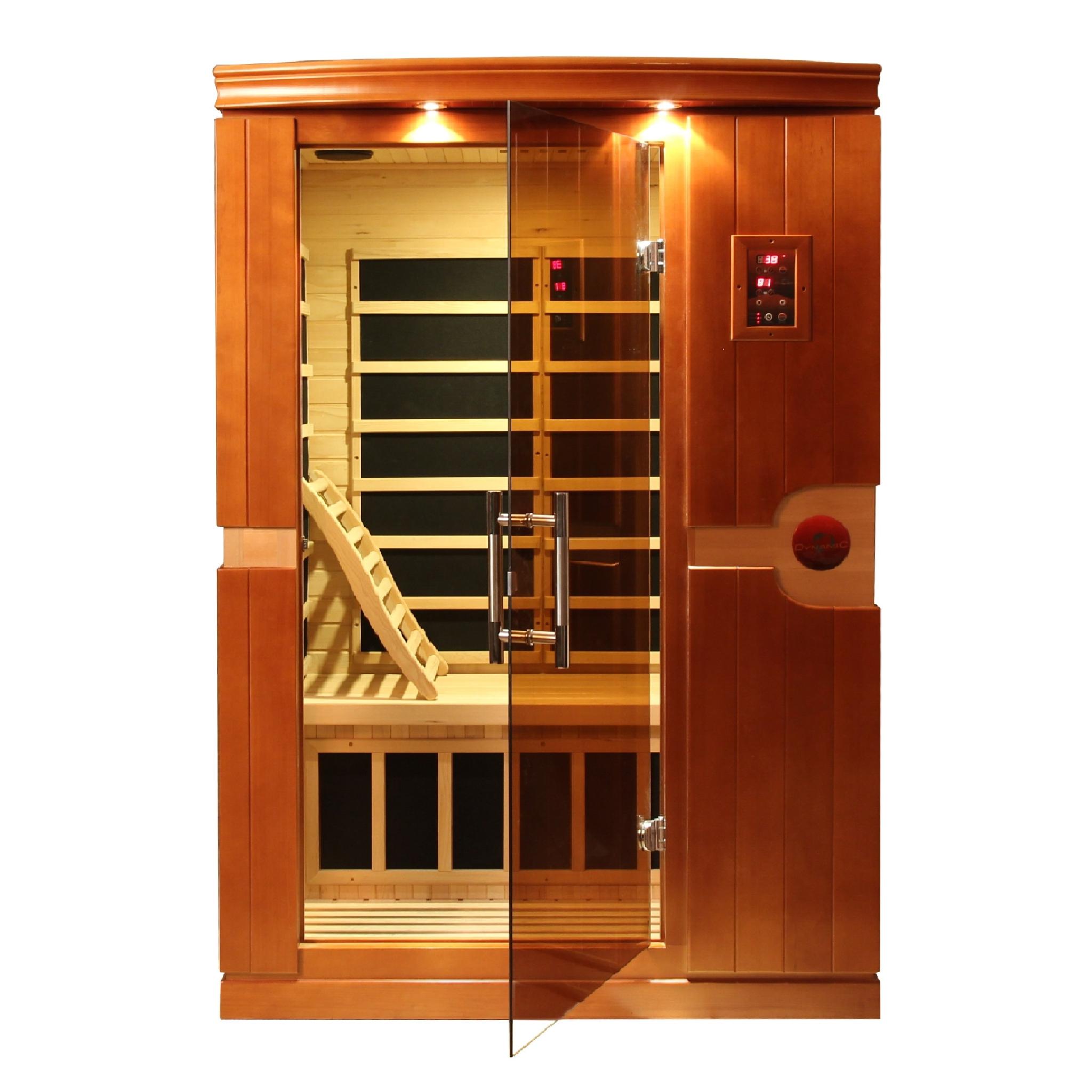 Dynamic Venice Elite 2 Person Low EMF Far Infrared Sauna by Golden Designs (DYN-6210-01 Elite)