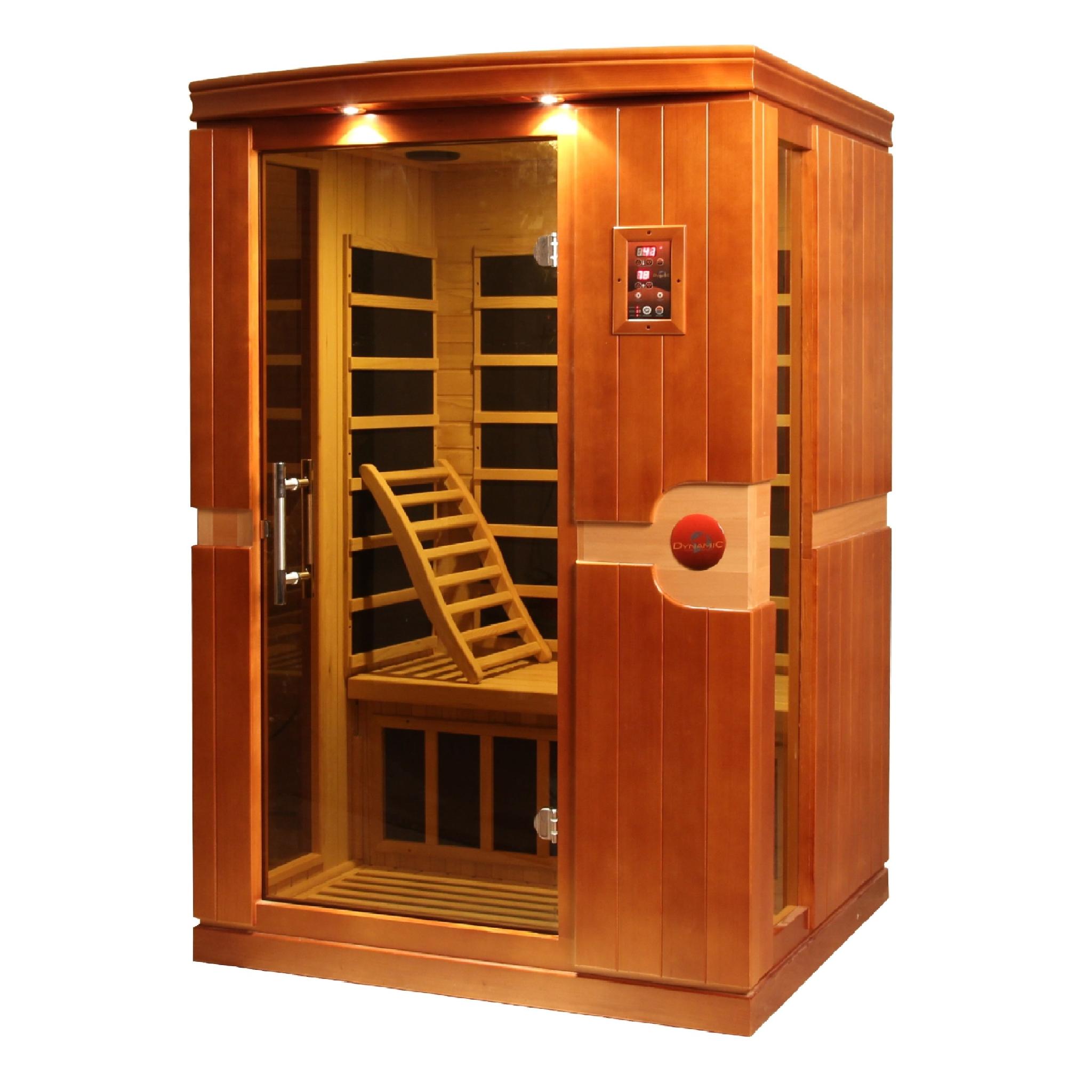 Dynamic Venice 2 Person Low EMF Far Infrared Sauna by Golden Designs (DYN-6210-01)