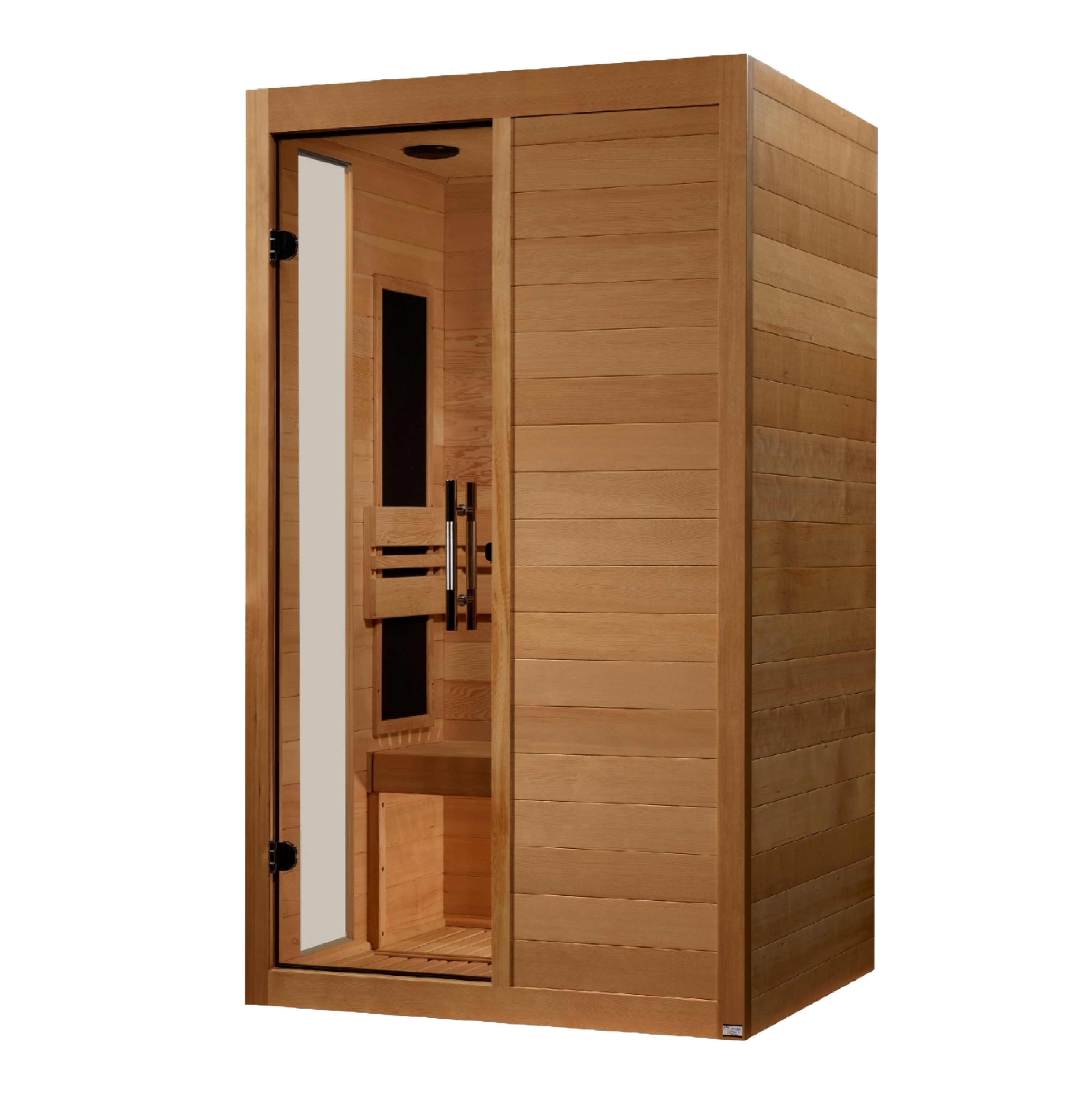 Dynamic Lucca 2-person Low EMF (Between 5-10MG) FAR Infrared Sauna (Canadian Hemlock) (DYN-6215-05)