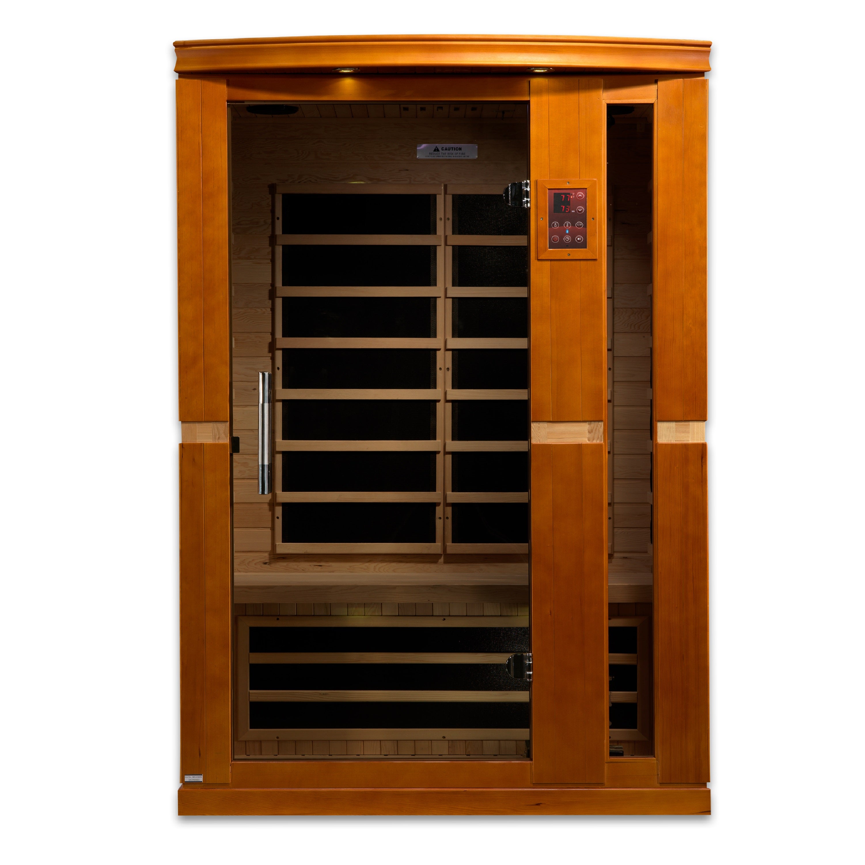 Dynamic Vittoria 2-person Low EMF (Between 5-10MG) FAR Infrared Sauna (Canadian Hemlock) (DYN-6220-01)