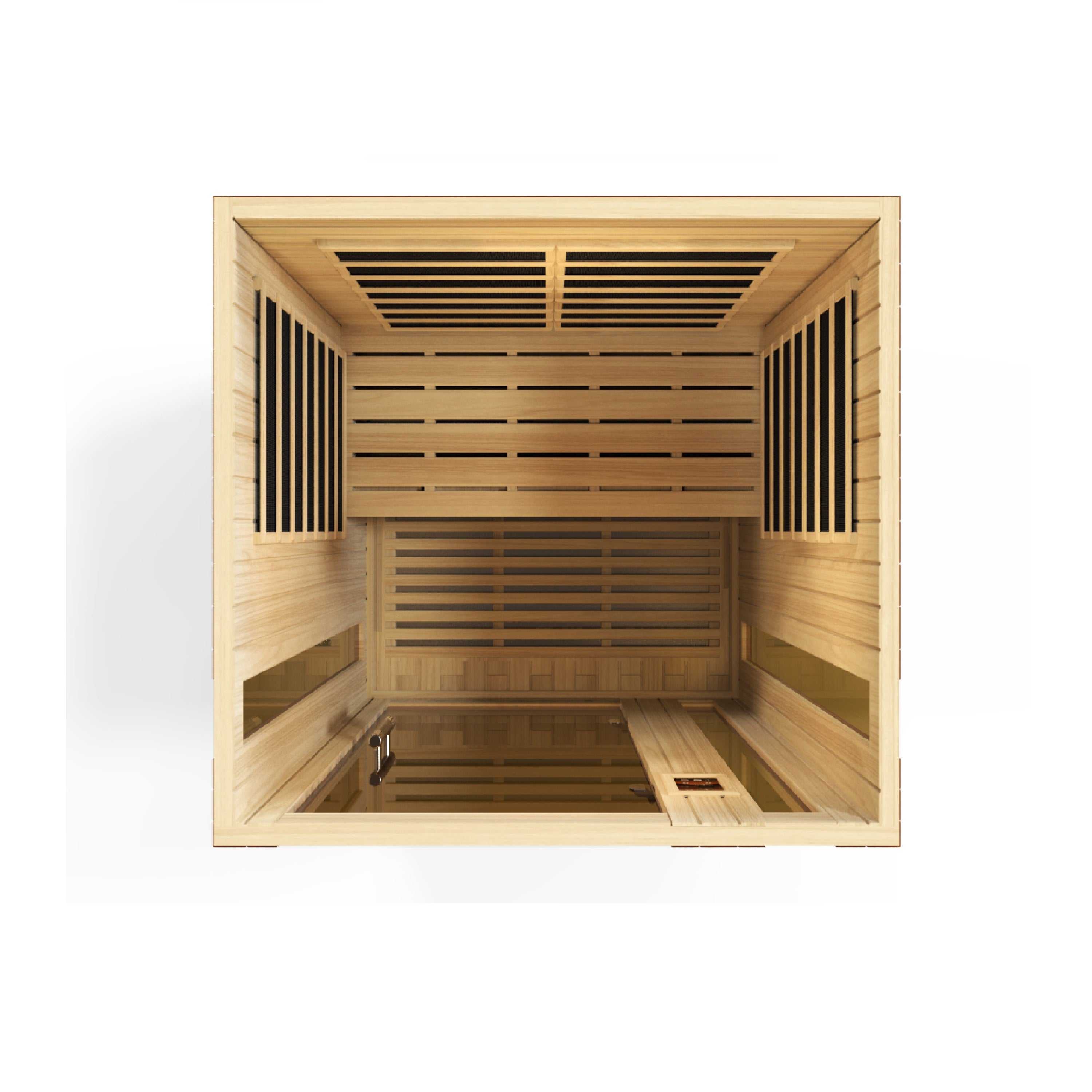 Dynamic Vittoria 2-person Low EMF (Between 5-10MG) FAR Infrared Sauna (Canadian Hemlock) (DYN-6220-01)