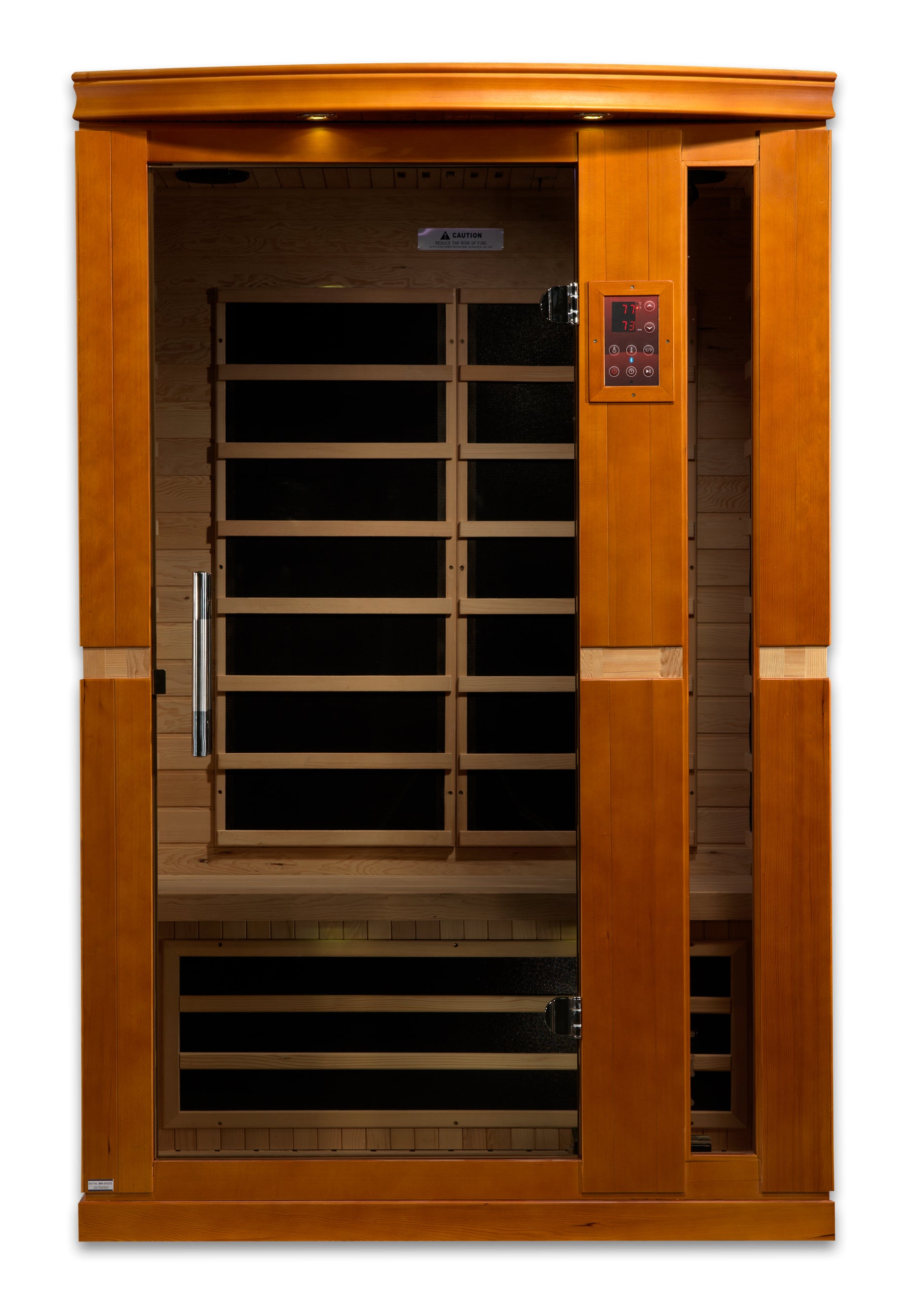Dynamic Vittoria Elite 2-person Ultra Low EMF (Between 3-5MG) FAR Infrared Sauna (Canadian Hemlock) (DYN-6220-01 Elite)