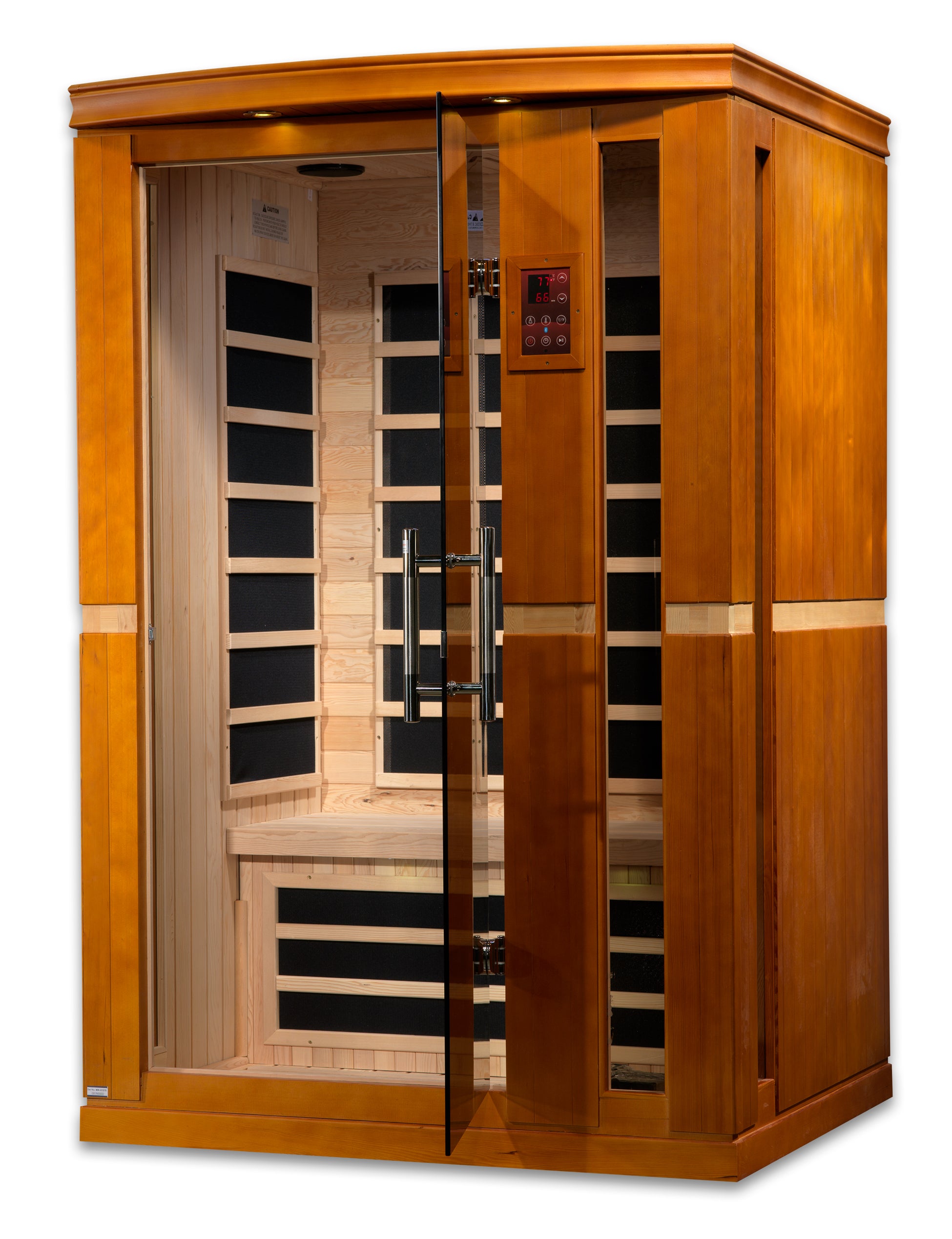 Dynamic Vittoria Elite 2-person Ultra Low EMF (Between 3-5MG) FAR Infrared Sauna (Canadian Hemlock) (DYN-6220-01 Elite)