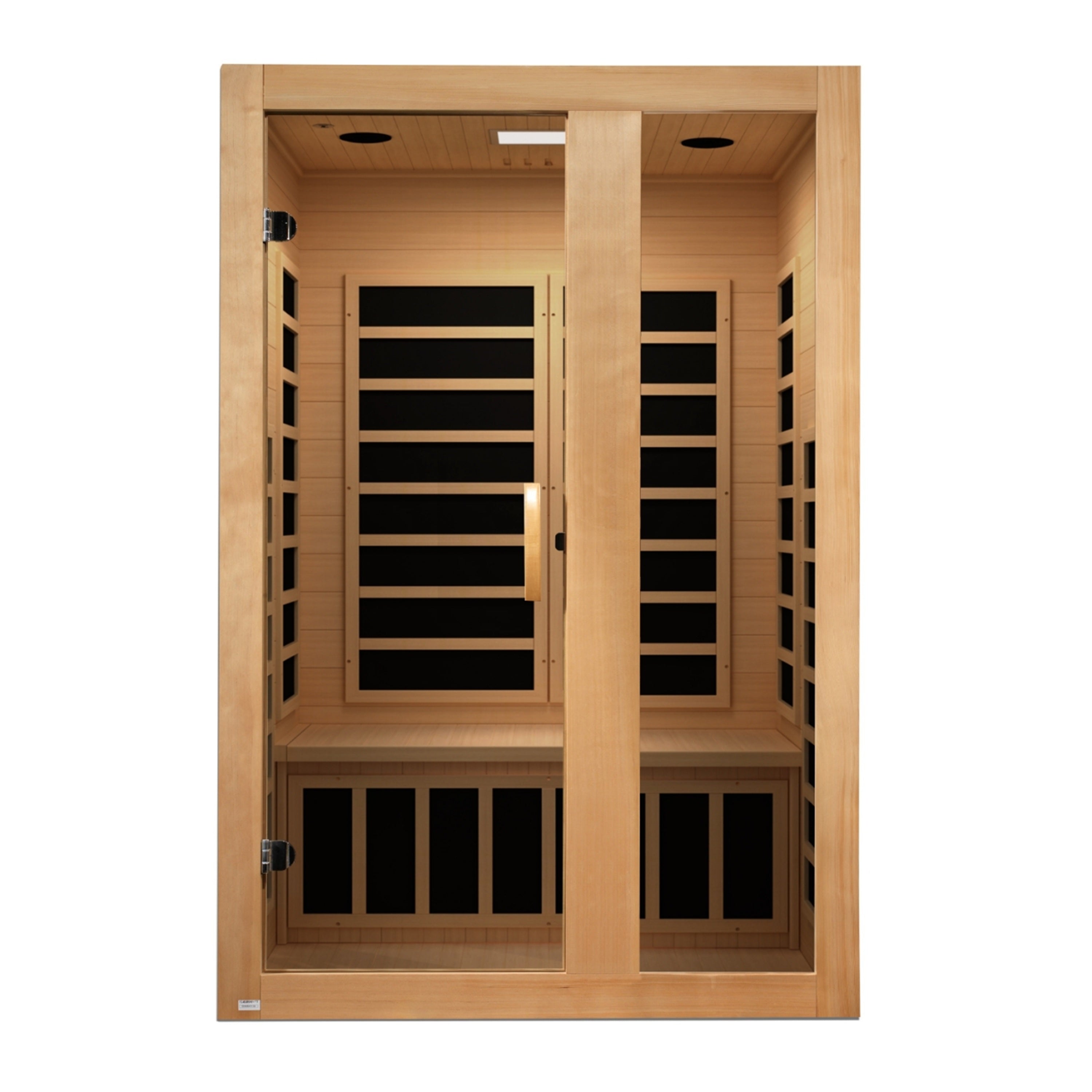 Dynamic Serena 2-person Low EMF (Between 5-10MG) FAR Infrared Sauna (Canadian Hemlock) (DYN-6229-01)