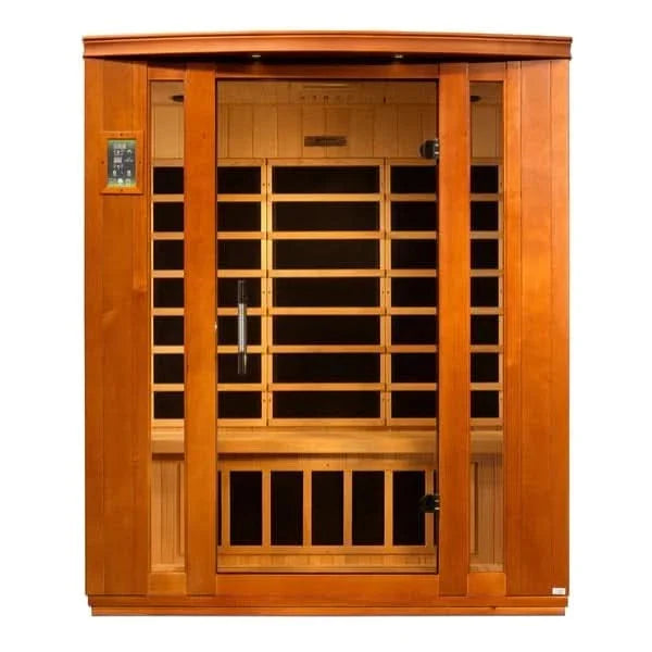 Dynamic Bellagio 3-person Ultra Low EMF (Between 3-5MG) FAR Infrared Sauna (Canadian Hemlock) (DYN-6306-02 Elite)
