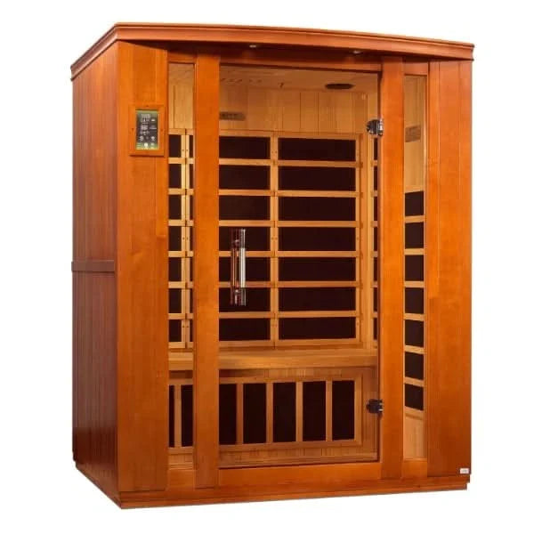 Dynamic Bellagio 3-person Ultra Low EMF (Between 3-5MG) FAR Infrared Sauna (Canadian Hemlock) (DYN-6306-02 Elite)