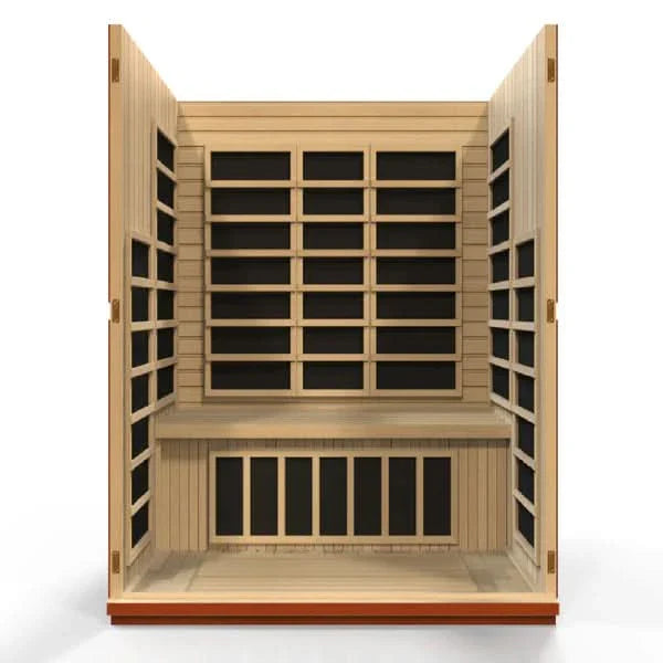 Dynamic Bellagio 3-person Ultra Low EMF (Between 3-5MG) FAR Infrared Sauna (Canadian Hemlock) (DYN-6306-02 Elite)