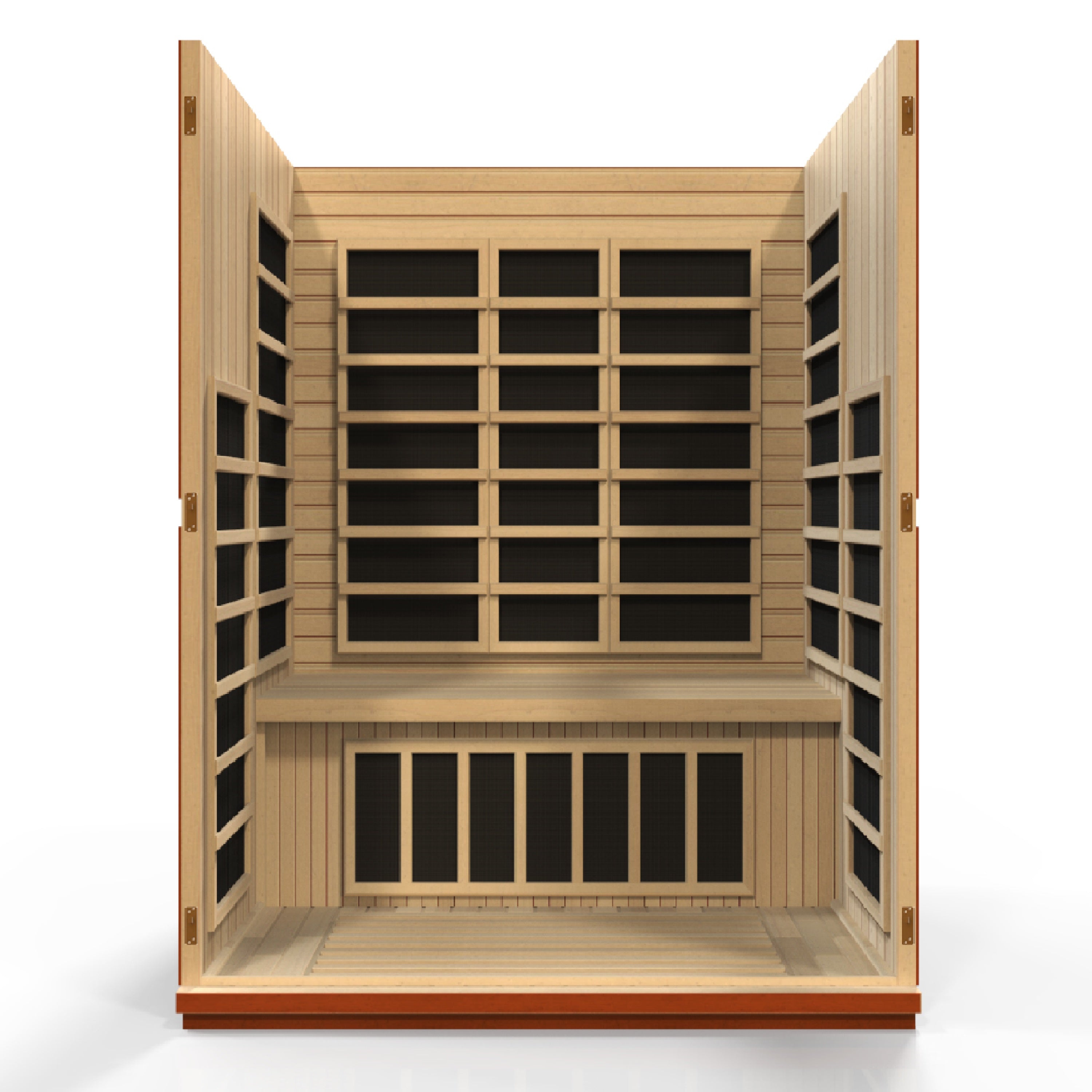 Dynamic Bellagio 3-person Low EMF (Between 5-10MG) FAR Infrared Sauna (Canadian Hemlock) (DYN-6306-02)