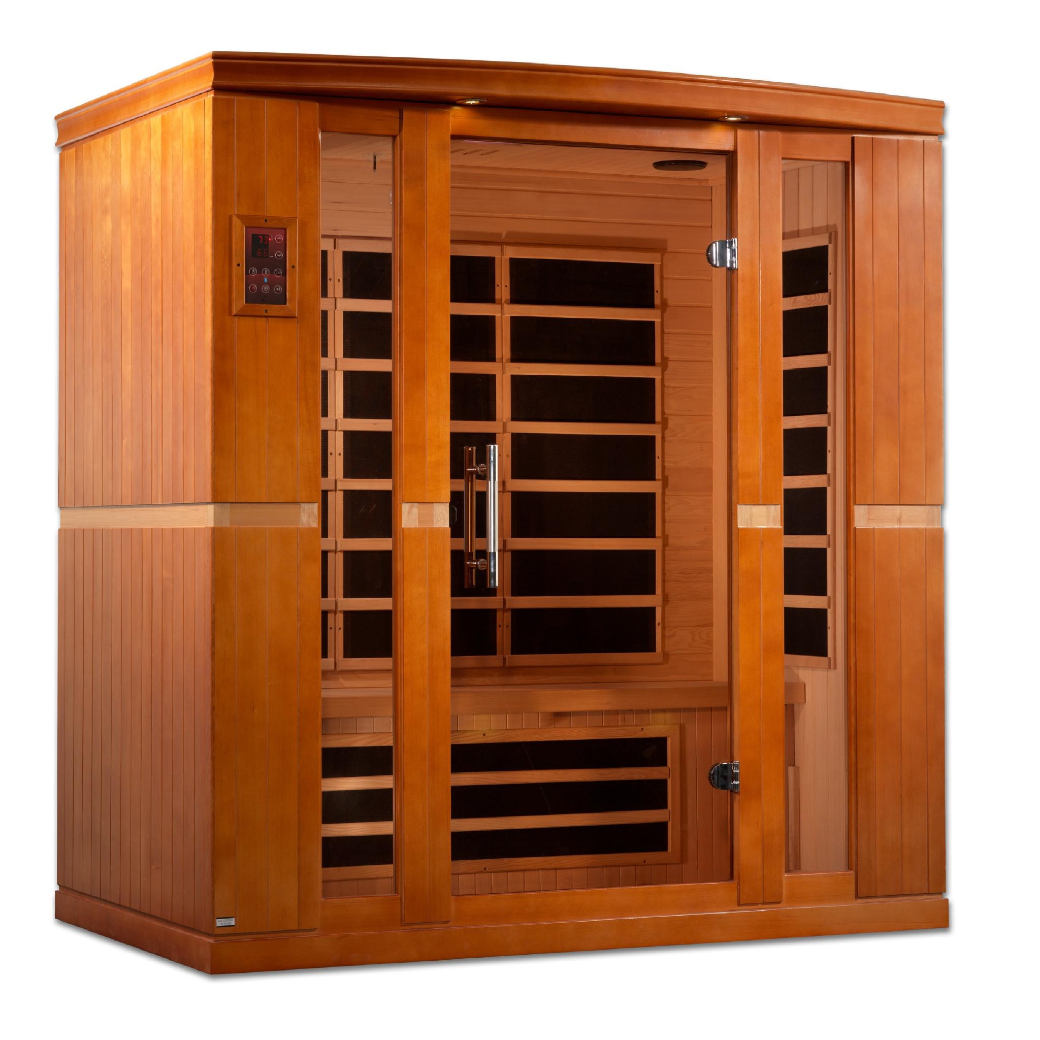 Dynamic Bergamo 4 Person Low EMF Far Infrared Sauna by Golden Designs (DYN-6440-01)