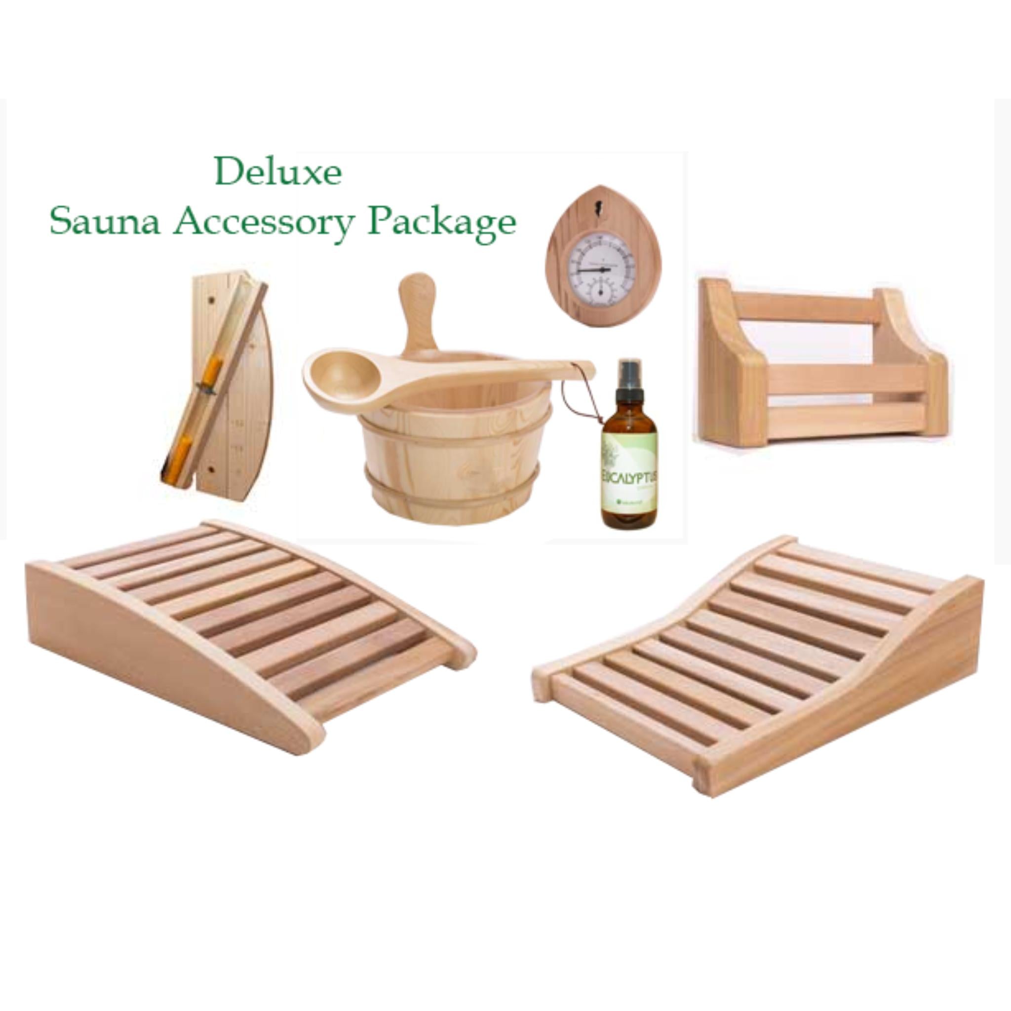 Leisurecraft Canadian Timber Georgian Cabin Sauna with Wood Burning Heater (CTC88W)