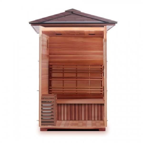 SunRay Eagle 2-Person Outdoor Traditional Sauna - Image 2