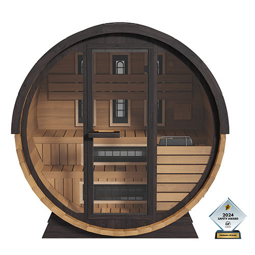 FD-7 Combination Infrared Barrel Sauna – Thermo-Aspen | Finnmark Designs