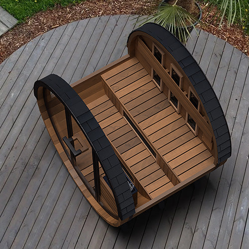 FD-7 Combination Infrared Barrel Sauna – Thermo-Aspen | Finnmark Designs
