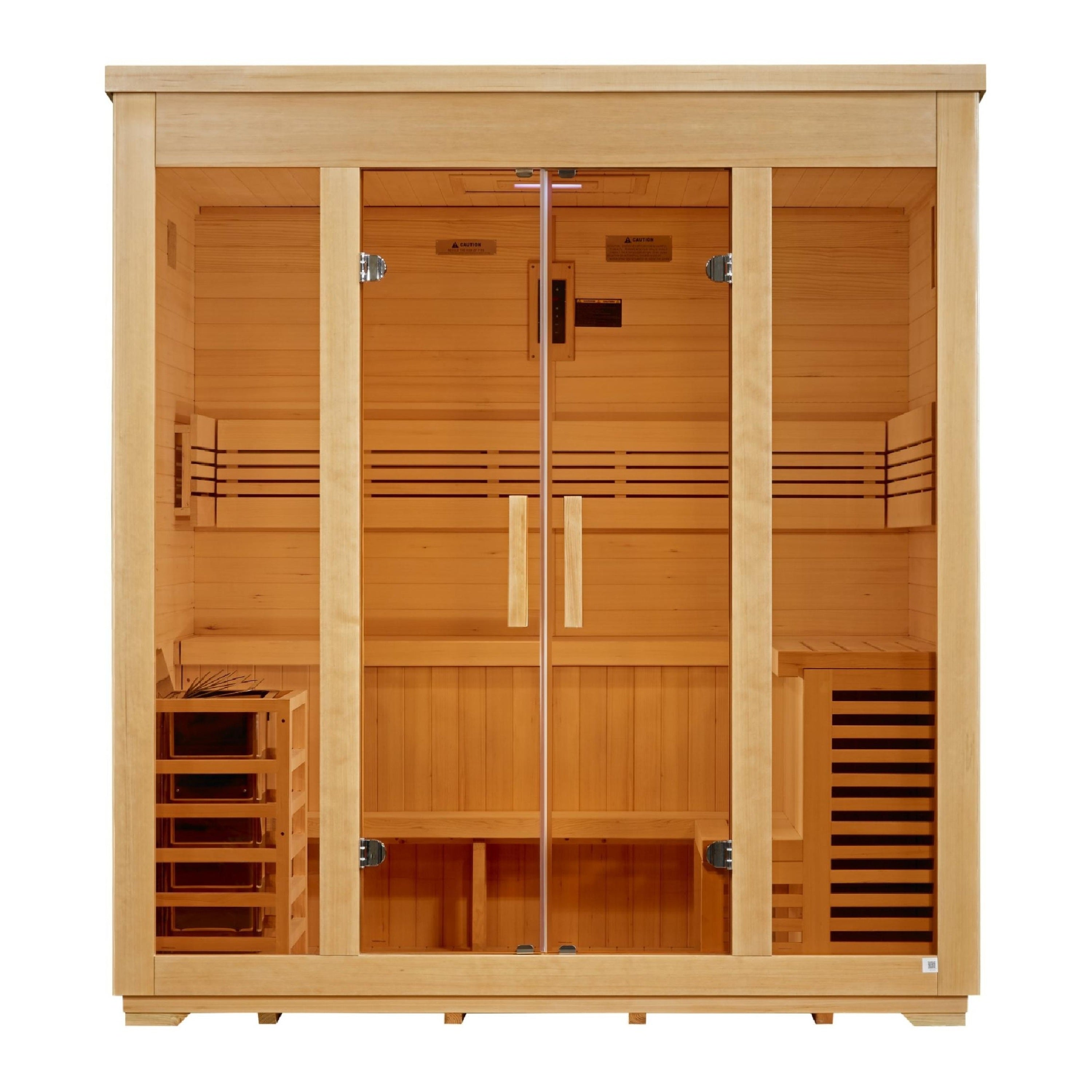 Golden Designs "Vorarlberg" 5 Person Traditional Outdoor Sauna - Flat Roof (GDI-8005-01)