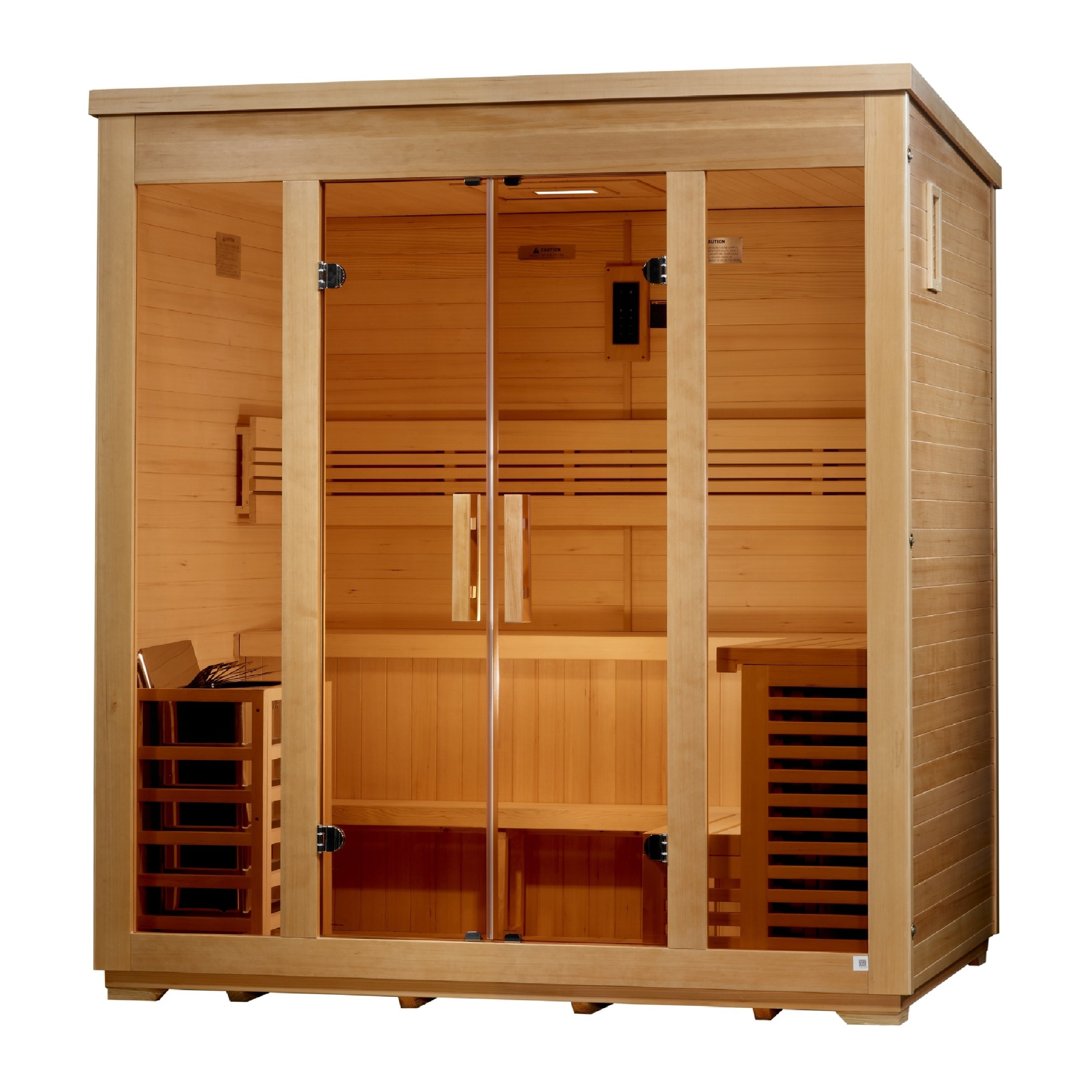 Golden Designs "Vorarlberg" 5 Person Traditional Outdoor Sauna - Flat Roof (GDI-8005-01)