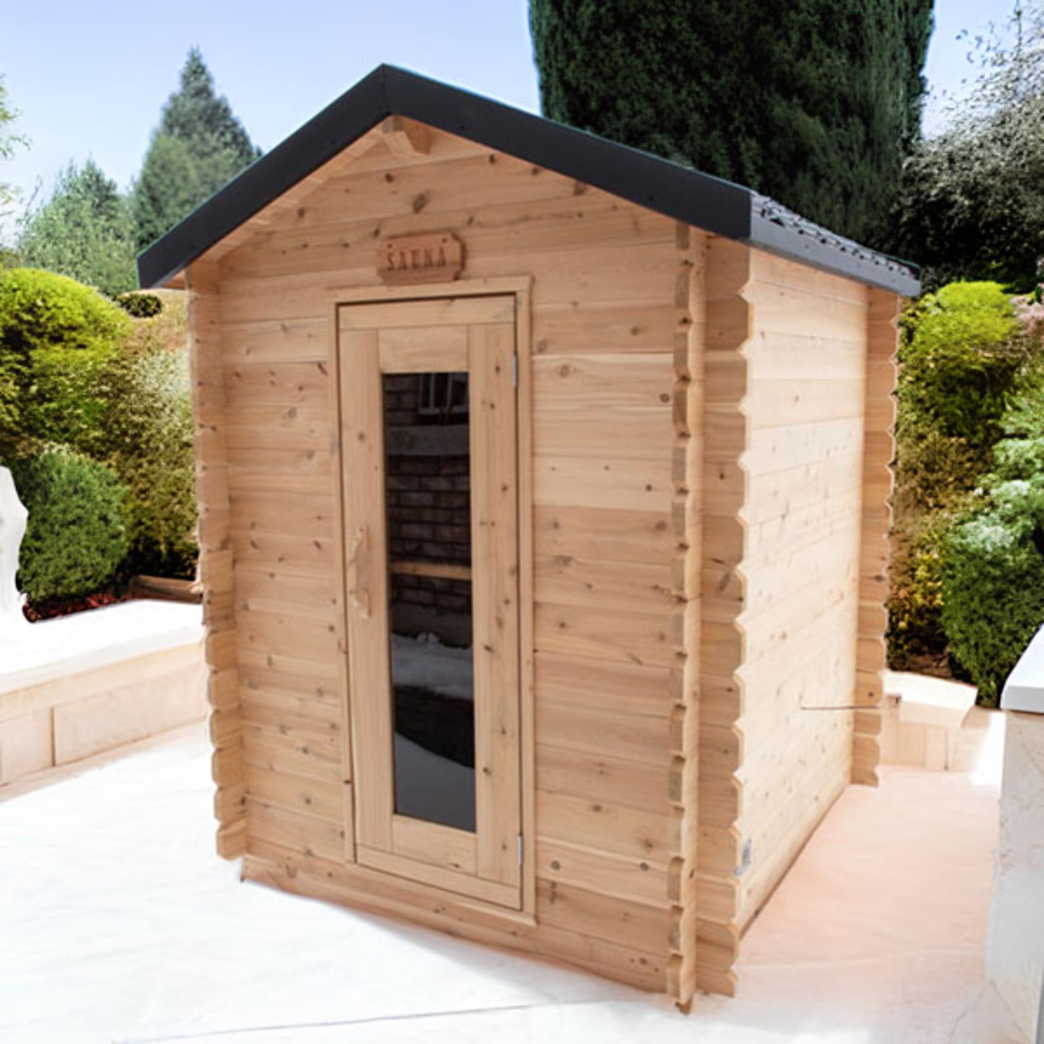 Leisurecraft Canadian Timber Granby Cabin Sauna with Electric Heater (CTC88E)