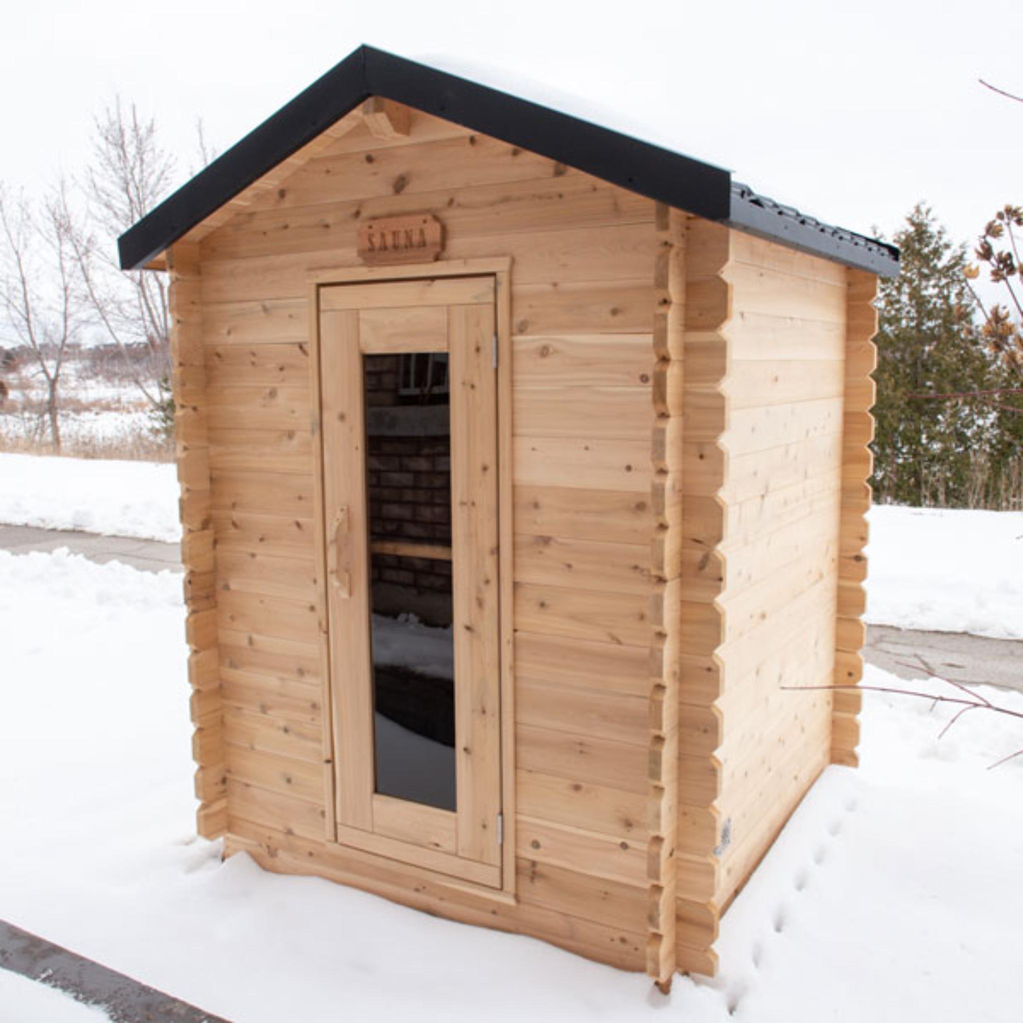 Leisurecraft Canadian Timber Granby Cabin Sauna with Electric Heater (CTC88E)