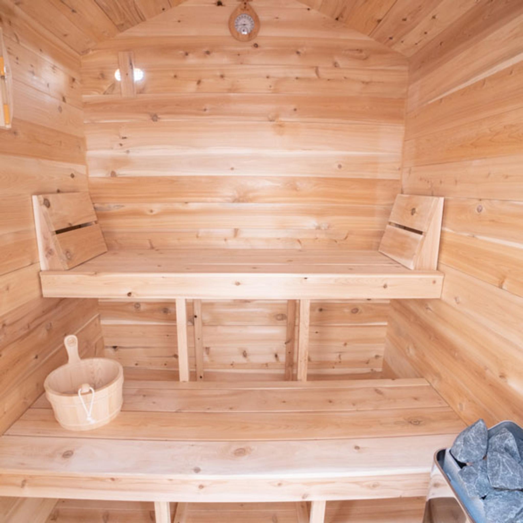 Leisurecraft Canadian Timber Granby Cabin Sauna with Electric Heater (CTC88E)