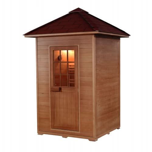 SunRay Eagle 2-Person Outdoor Traditional Sauna - Image 1