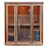 SunRay Hampton 3-Person Indoor Traditional Sauna with Double Bench