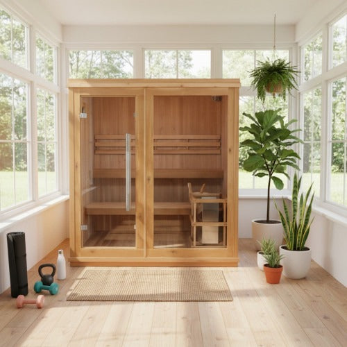 SunRay Tiburon 4-Person Indoor Traditional Sauna