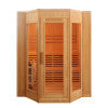 SunRay Charleston 4-Person Indoor Traditional Sauna with Double Bench