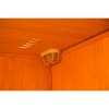 SunRay Charleston 4-Person Indoor Traditional Sauna with Double Bench