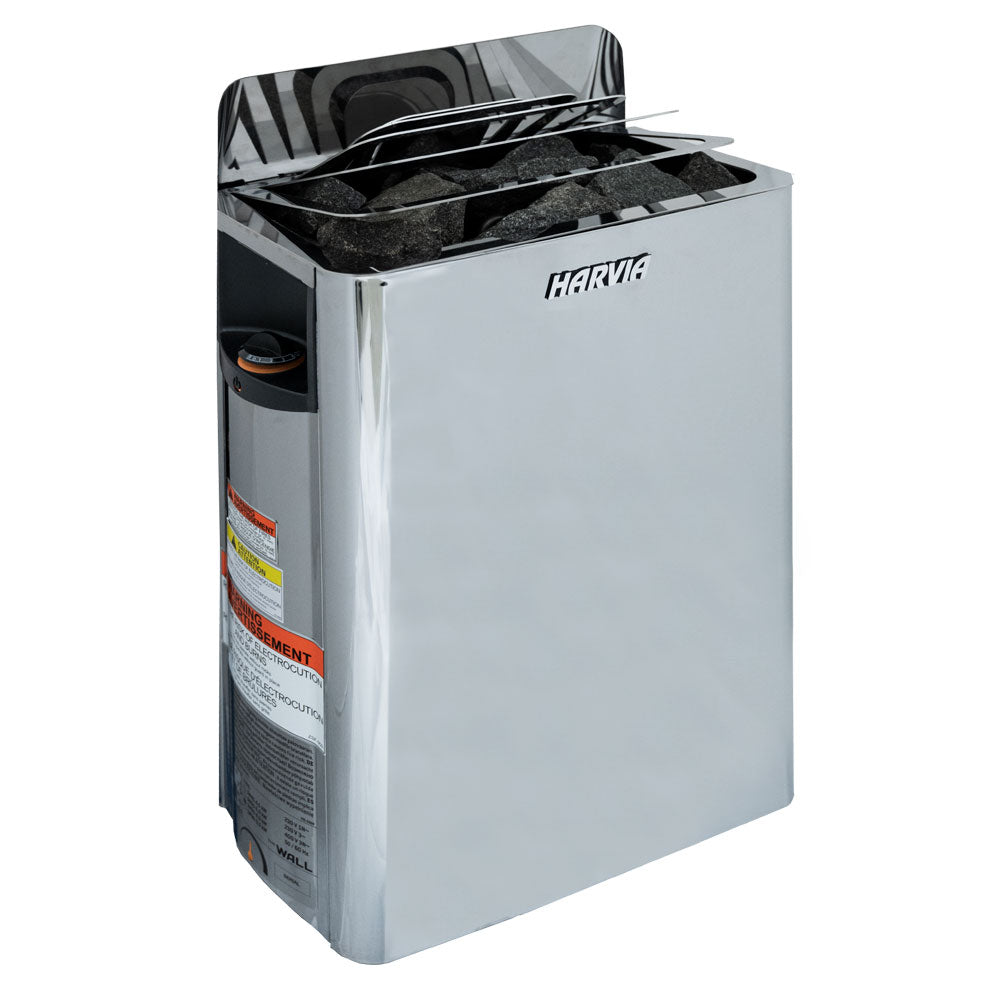 The Wall Series, 8kW, Stainless Steel Sauna Heater, 240V 1PH