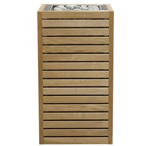 CORE Series Sauna Heater, Thermo-Aspen Wood Exterior, 9.0kW, Back Mount