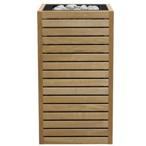 CORE Series Sauna Heater, Thermo-Aspen Wood Exterior, 9.0kW, Standard Mount