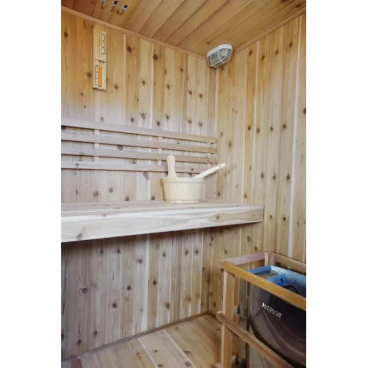 SunRay Hampton 3-Person Indoor Traditional Sauna with Double Bench - Image 6
