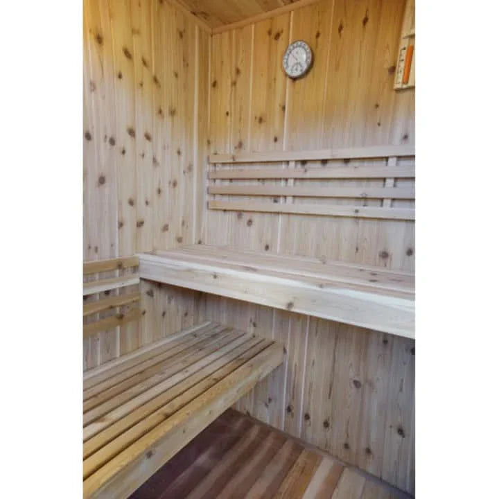 SunRay Hampton 3-Person Indoor Traditional Sauna with Double Bench - Image 5
